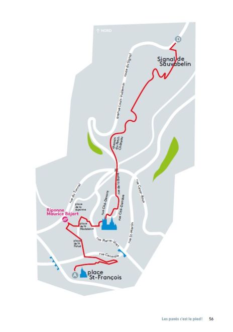 Plan du parcours Extrait du guide