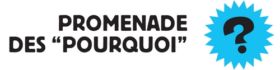 Répondre aux questions commençant par POURQUOI : quel défi lorsque nous nous adressons aux enfants! Les parents le savent bien et sont parfois bien emprunter pour trouver des réponses. Heureusement, le Savambulant mettra tout en oeuvre pour leur donner quelques pistes. Le temps d’une promenade sur le prestigieux site de l’EPFL, glissons-nous dans la peau d’un·e scientifique, la science est en marche, partons… POUR QUOI? En collaboration avec le service de Promotion des Sciences de l'EPFL. Visuel Promenade des "pourquoi"