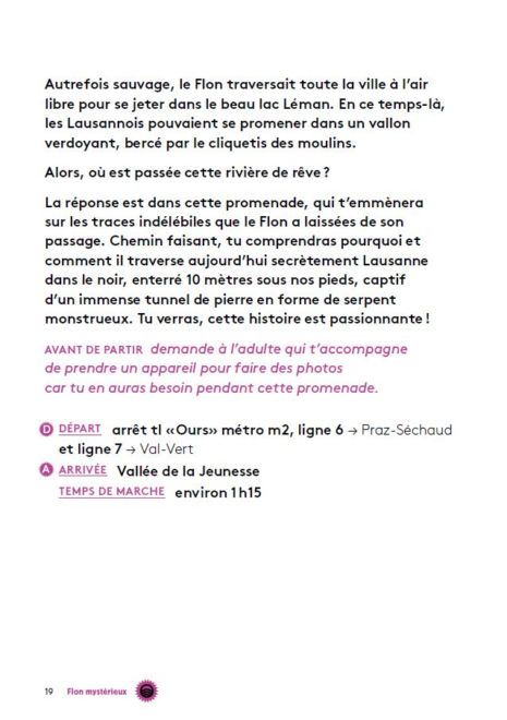 Résumé du parcours Extrait du guide