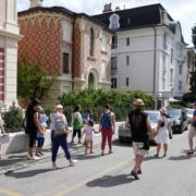 50 ans de la bilbiothèque de Montriond - Déambulation avec un petit air du sud Déambulation